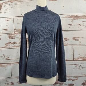 Wicked Wool Merino Blend Mockneck Long Sleeve Baselayer Size Medium
